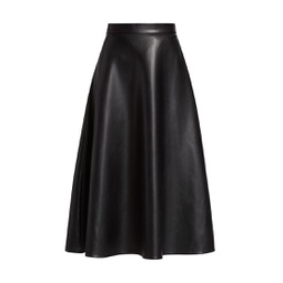 The Rumi Vegan Leather Midi-Skirt