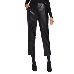 Chain Vegan Leather Trousers
