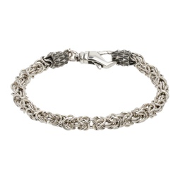 Silver Byzantine Chain Bracelet 232883M142017
