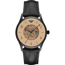 Emporio Armani Mens AR1923 Dress Black Leather Watch