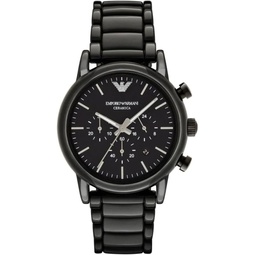 Emporio Armani Mens AR1507 Dress Black Quartz Watch