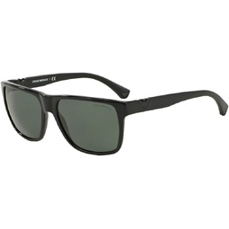 Emporio Armani EA4035 Square Sunglasses For Men+FREE Complimentary Eyewear Care Kit