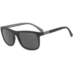 Emporio Armani EA4079 Square Sunglasses For Men+FREE Complimentary Eyewear Care Kit