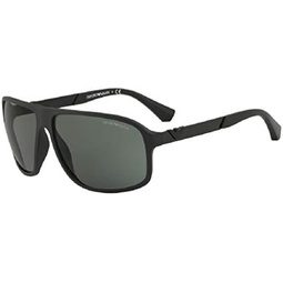 Emporio Armani EA4029 Square Sunglasses For Men +FREE Complimentary Eyewear Care Kit