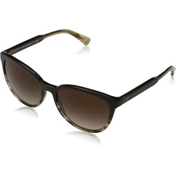 Emporio Armani EA4101 556713 Brown Beige EA4101 Square Sunglasses Lens Category