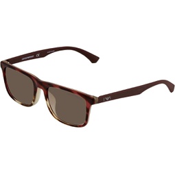 Sunglasses Emporio Armani EA 4137 F 57906K Matte Striped Bordeaux
