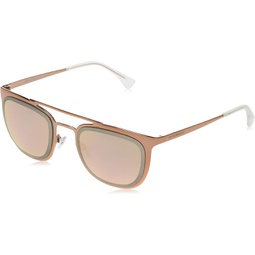 Armani EA2069 Sunglasses 32194Z-54 - Copper Frame, Grey Mirror Rose Gold EA2069-32194Z-54