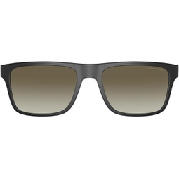 Emporio Armani Mens Ea4115c Clip-on Sunglasses for Rectangular Prescription Eyewear Frames