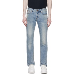 Blue Pocket Jeans 231951M186000