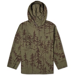 Engineered Garments Cagoule Shirt Olive Forest Print