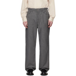 Gray RF Trousers 241175M186000