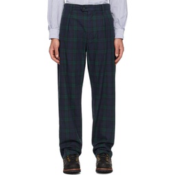 Navy Carlyle Trousers 241175M191008
