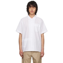 White Patch Pocket Shirt 241175M192027