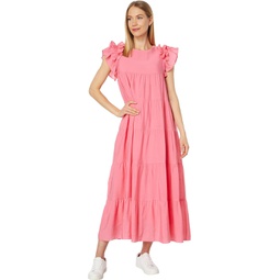 Womens English Factory Tiered Ruffle Maxi Dress