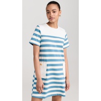 Striped Dress with Patch Pockets