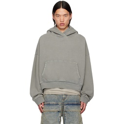 Gray Heavy Hoodie 242940M202005