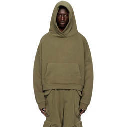 Khaki Heavy Hoodie 242940M202006