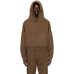 Brown Heavy Hoodie 242940M202019