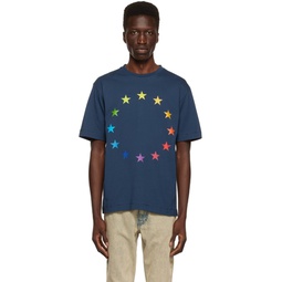 Blue Wonder Europa T Shirt 231647M213052