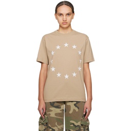 Beige Wonder Europa T Shirt 241647F110009