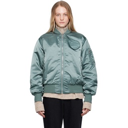 Blue Horizon Bomber Jacket 232647F058001