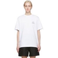 White Wonder Logo T Shirt 221647F110020