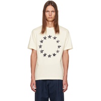Off White Wonder Painted Stars T Shirt 232647M213028