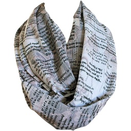 Etwoa Homer Ilyada and Odyssey Book Quotes Infinity Scarf Circle Loop Scarf