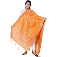 Exotic India Dupatta from Gujarat with Brocaded Bootis