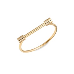 Luxe Goldtone Bar Cuff Bracelet