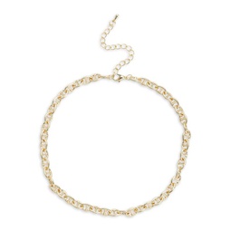 Luxe 24K Goldplated Chain-Link Necklace