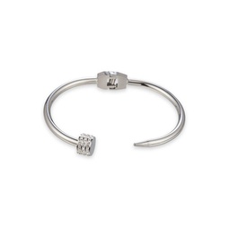 The Luxe Collection Spike Nail Cubic Zirconia Cuff Bracelet