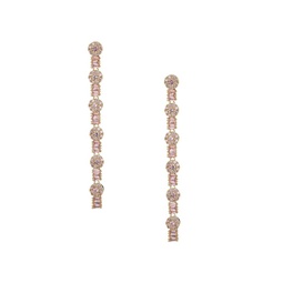 Ines Goldtone & Cubic Zirconia Dangle Earrings