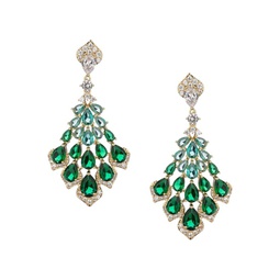Florence 18K Goldplated & Cubic Zirconia Statement Earrings