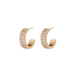 Luxe Anna Goldtone & Cubic Zirconia Earrings