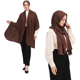 Eynza Fashion Scarves for Women - Laced Summer Shawl - Sophisticated Large Lightweight Satin Hijab - Artificial Silk Scarf