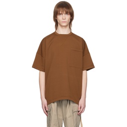 Brown Ecopet T Shirt 231647M213071