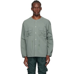 Green Technical Jacket 241647M180006