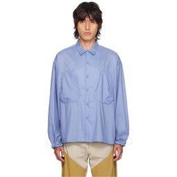 Blue Silicon Shirt 241647M192003