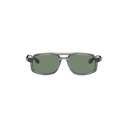 SSENSE Exclusive Gray RF 160 Sunglasses 241196M134019