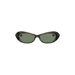 SSENSE Exclusive Gray FA 241 Sunglasses 241196M134011