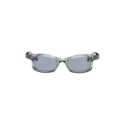 SSENSE Exclusive Gray RF 044 Sunglasses 241196M134014