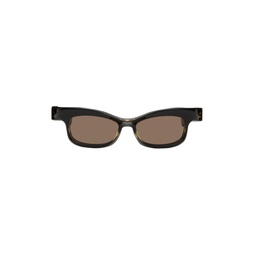 SSENSE Exclusive Brown FA 143 Sunglasses 241196M134004