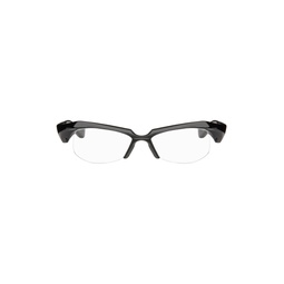 SSENSE Exclusive Black FA 208 Glasses 241196M133001