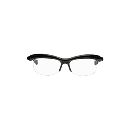 SSENSE Exclusive Black FA 428 Glasses 241196M133002
