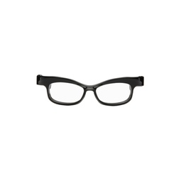 SSENSE Exclusive Black FA 143 Glasses 241196M133000