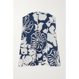 FAITHFULL THE BRAND + NET SUSTAIN Lizette strapless floral-print woven top