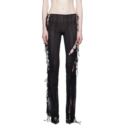 Black Nadia Trousers 241730F087004