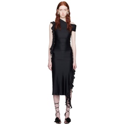 Black The Assassin Midi Dress 241730F055001