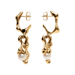 Gold Fellini Drop Earrings 241069F022003
